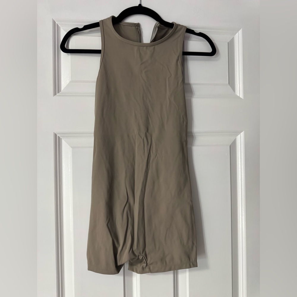 SHEIN Taupe Sleeveless Bodysuit